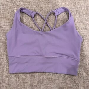 adanola lilac purple sports bra
